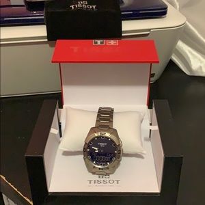 Tissot titanium men’s digital watch Swiss made.
